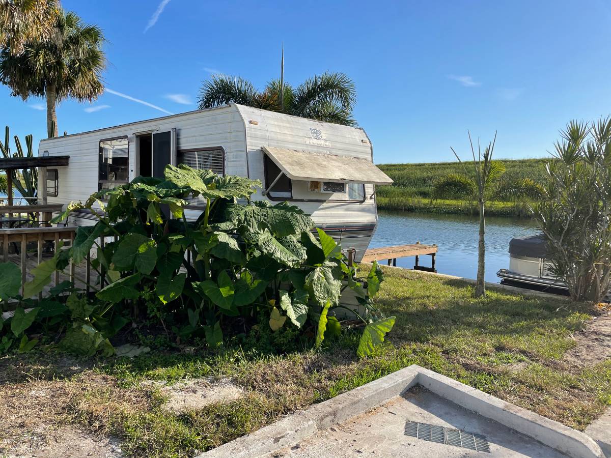 Waterfront park model lakeside village rv resort